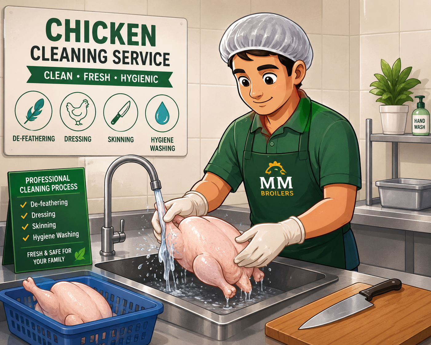 Chicken Cleaning Charge